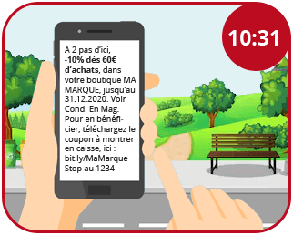 sms mms mobile geofencing campagne sms drive to store sms marketing mobile marketing sms géolocalisé